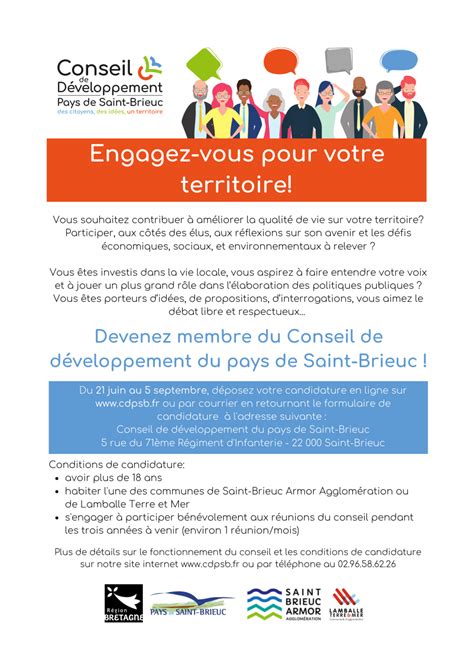 Engagez Vous Pour Votre Territoire Et Devenez Membre Du Conseil De