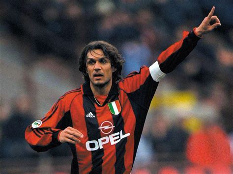 Quattro Tratti Futebol Italiano Jogadores Paolo Maldini