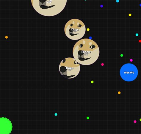It seems my Doge got too fat to fit in the Agar Ball : r/Agario