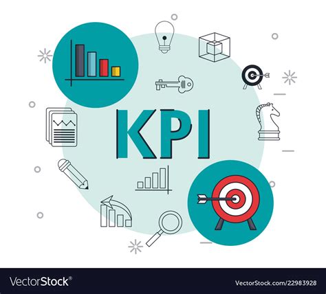 Kpi Or Key Performance Indicator Vector Bw Outlined 50 Off