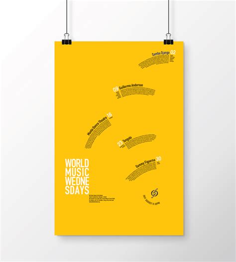 World Music Wednesdays Concert Poster On Behance