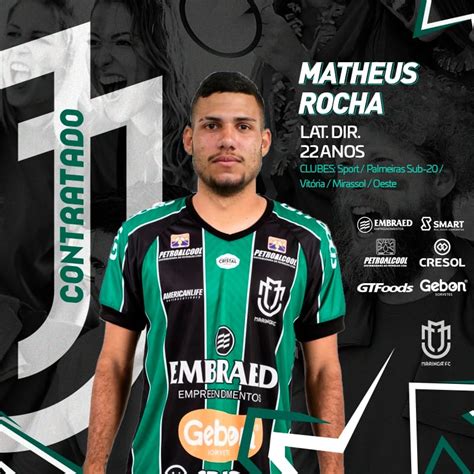 Maring Equipe Do Maring Fc Anuncia Lateral Direito Matheus Rocha