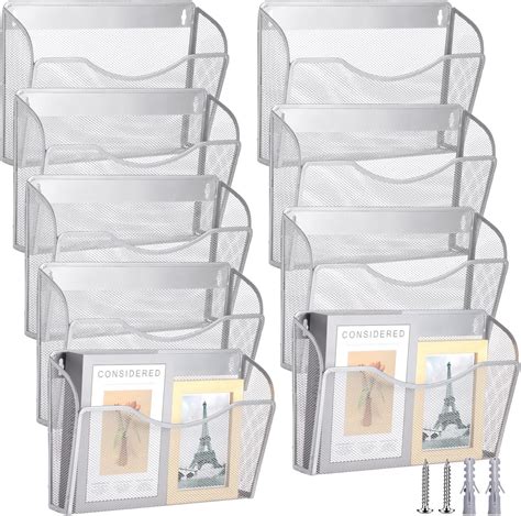 Amazon Pieces Mesh Wall Mounted Organizer Vertical Wire Mesh