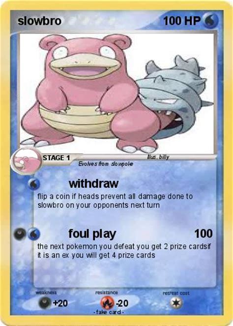 Pokémon slowbro 44 44 - withdraw - My Pokemon Card