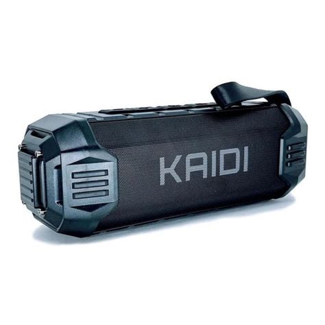 Alto falante Kaidi KD 805 bluetooth verde Escorrega o Preço