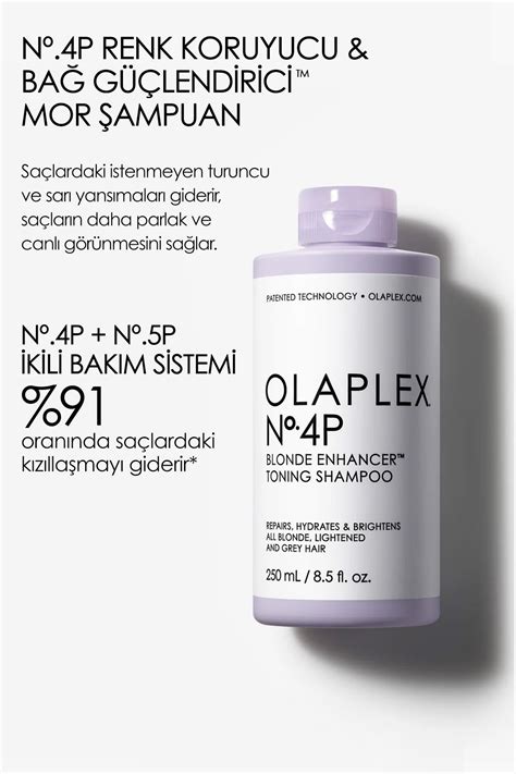 Olaplex Nº 4p Blonde Enhancer Toning Shampoo Renk Koruyucu Bağ Güçlendirici Mor Şampuan