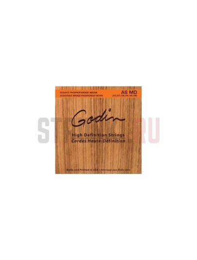 Струны для акустической гитары Godin 009336 A6 MD 13-56 - купить онлайн ...