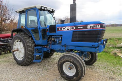 Sold 1991 Ford 8730 Tractors 100 To 174 Hp Tractor Zoom