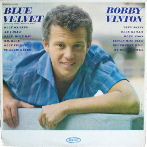 Bobby Vinton – Blue Velvet (1963, Vinyl) - Discogs