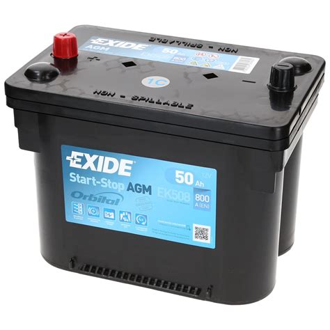 Starterbatterie Exide Ek Agm Start Stopp V Ah A En Jeep