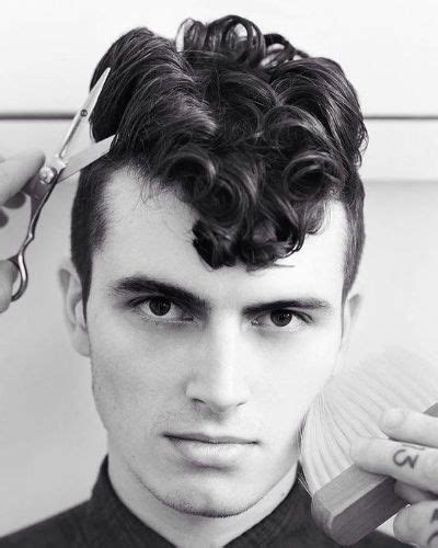 Mens Curly Fringe Hairstyles