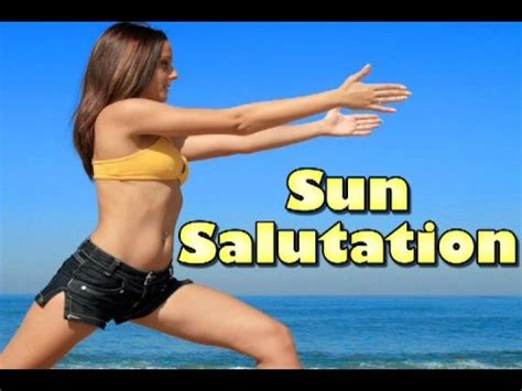 Yoga Girls 5 Sun Salutation Sex Health Guru Tip YouTube