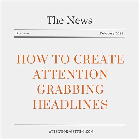 Attention Grabbing Headlines Examples