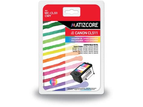 Tinteiro MATIZCORE Canon CL 511 Tricolor Worten Pt