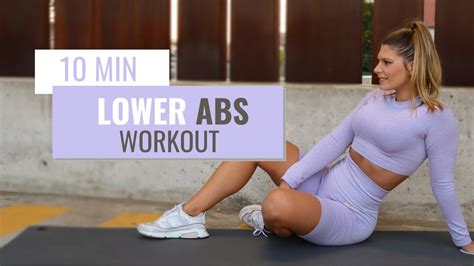 10 Min Intense Lower Abs Workout Treino Intenso De Abdominal Adeus Pochete Youtube