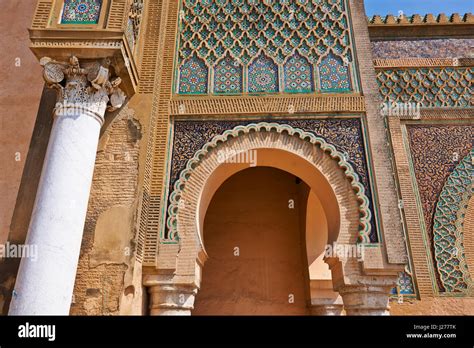 Bab Mansour Gate Named After The Architect El Mansour Completed In