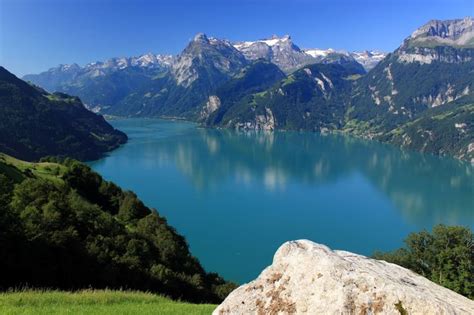 Suisse Lac Morschach Paysage Lac Photographie De Paysage