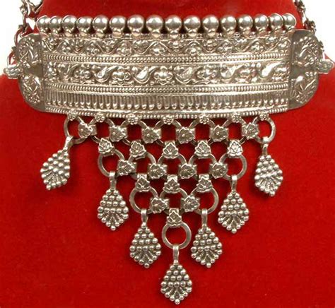 Sterling Necklace From Rajasthan Exotic India Art