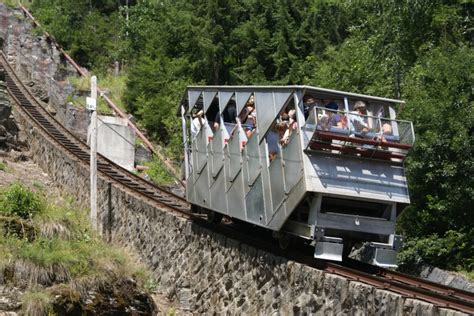 Standlseilbahn Le Châtelard Château d eau ist steilste