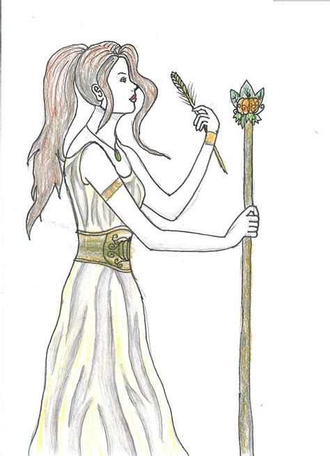 Lady Demeter By Flamefireheart On Deviantart