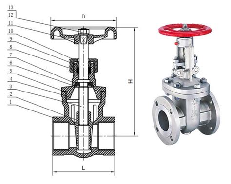 Stainless Steel Gate Valves 304316 Flanged Threaded Gate Valve