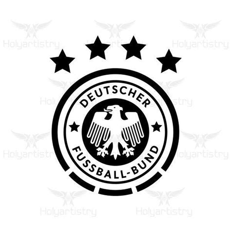 Deutscher Fussball Bund SVG Football League Cutting File For Etsy France