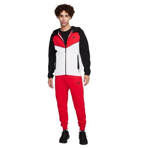 Nike Tech Fleece Tracksuit Sportswear Red White Black Knvbshopnl