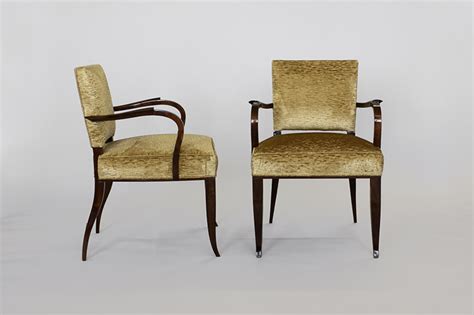 A French Art Deco Style Open Arm Chair By Iliad Design Iliad