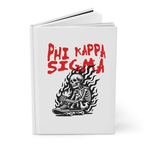Phi Kappa Sigma Skeleton Hardcover Journal Matte Etsy