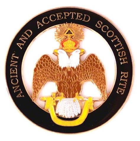 Rd Degree Double Headed Eagle Wings Down Ancient And Accepted Round