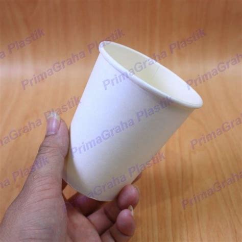Jual Paper Hot Cup Gelas Kertas Kopi Oz Polos Tutup Isi Pcs Murah Di Seller Yama