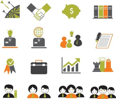 Business Icons Vectors Free Download Graphic Art Designs