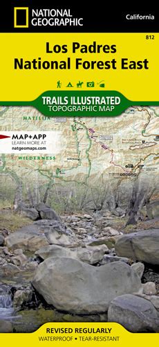 Los Padres National Forest East Trail Map