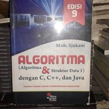 Jual ALGORITMA Algoritma Struktur Data 1 C C Dan Java Edisi 9