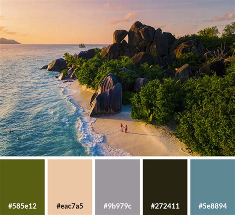 20 Beach Color Palettes Vandelay Design