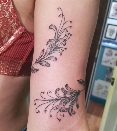 Gorgeous Honeysuckle Tattoos You Must Try Xuzinuo