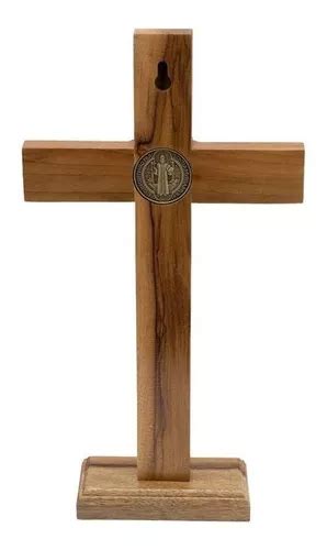 Crucifixo C Medalha S O Bento P Mesa Ou Parede Ov Cm Venda Em