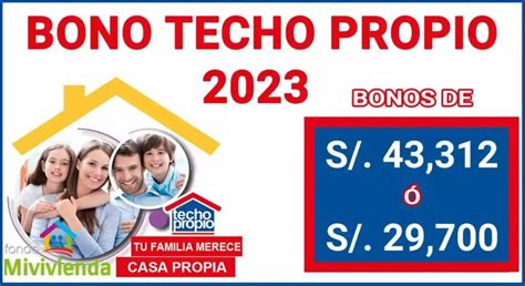 Bono Techo Propio Junio Requisitos Y C Mo Acceder A Este Beneficio