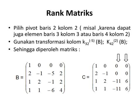 Contoh Soal Rank Matriks Images And Photos Finder