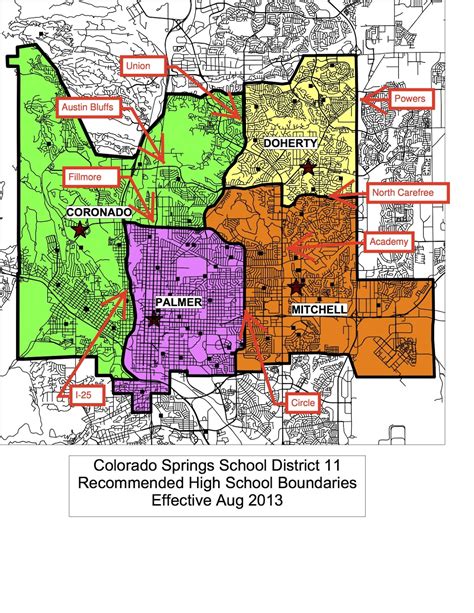 Facilities 2017 18 High School Boundaries - Map