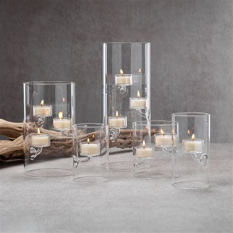 Suspended Glass Tealight Holder Glass Tea Light Holders Glass Tealight Large Candle Holders