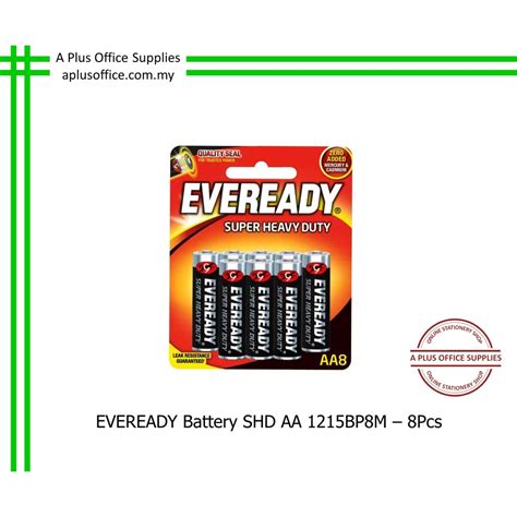 Eveready Battery Super Heavy Duty Aa Bateri 4pcs 1215bp4m 8pcs