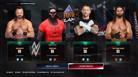 Wwe K Insanity Jack Vs Cm Punk Vs Seth Rollins Vs Drew Mcintyre