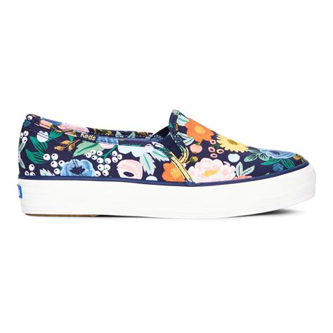 Keds X Rifle Paper Co Triple Decker Vintage Blossom Slip On Free