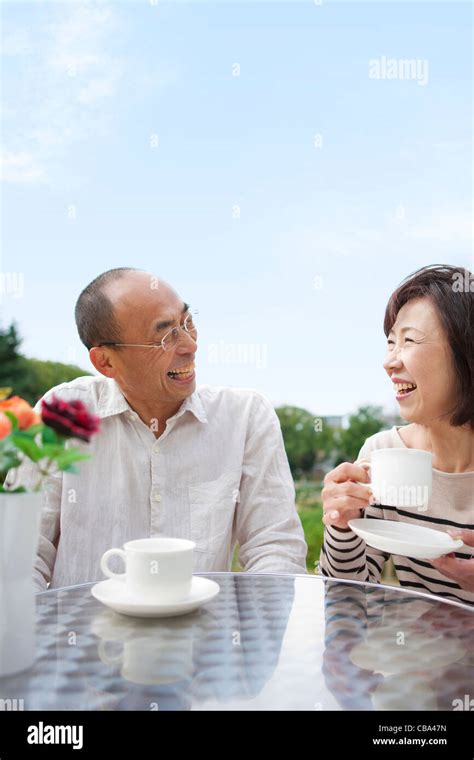 Two Mature Women Having Tea Hi Res Stock Photography And Images Alamy