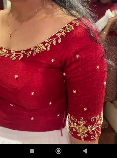 Pin By Sujatha Poojary On Simple Aari Work Basic Blouse Designs