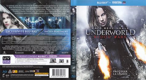 Jaquette DVD de Underworld Blood Wars BLU RAY v2 Cinéma Passion