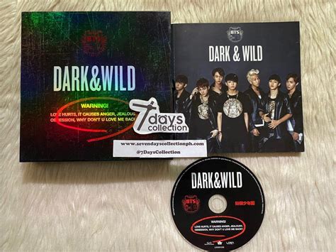 ONHAND BTS Dark And Wild Album Unsealed Hobbies Toys