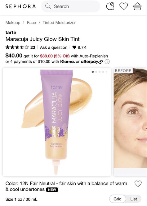 Thoughts On The New Tarte Maracuja Juicy Glow Skin Tint R Sephora