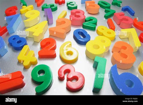 Plastic Numbers Stock Photo - Alamy